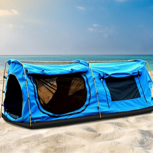 Mountviewe Dome Camping Swag Swags Mattress Canvas Tent Kings Hiking