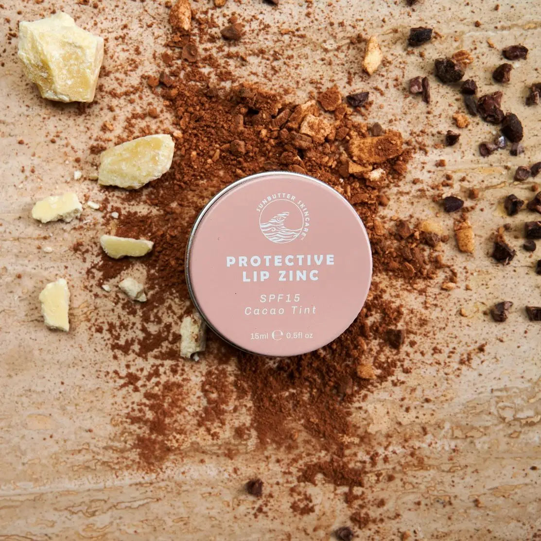 SPF15 Protective Lip Zinc - Cacao Tint-2