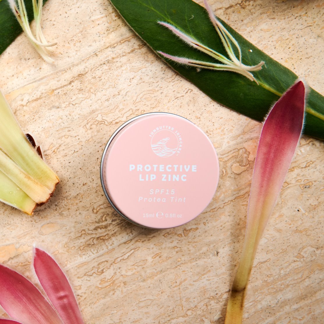 SPF15 Protective Lip Zinc - Protea Tint *SHORT DATED*