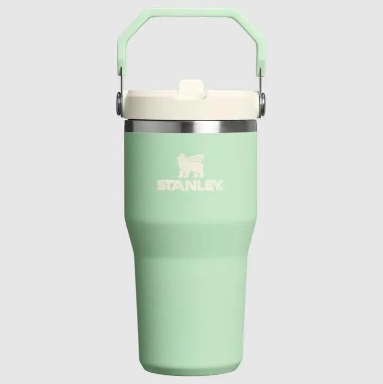 STANLEY IceFlow 2.0 Flip Straw Tumbler, 30 oz, Rose Quartz | Easy Carry Handle | Twist On Lid and Flip Up Straw | Leak Resistant Water Bottle | Insulated Stainless Steel | BPA-Free Coastal Adventure Co