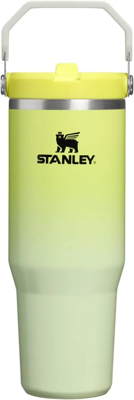 STANLEY IceFlow 2.0 Flip Straw Tumbler, 30 oz, Rose Quartz | Easy Carry Handle | Twist On Lid and Flip Up Straw | Leak Resistant Water Bottle | Insulated Stainless Steel | BPA-Free Coastal Adventure Co