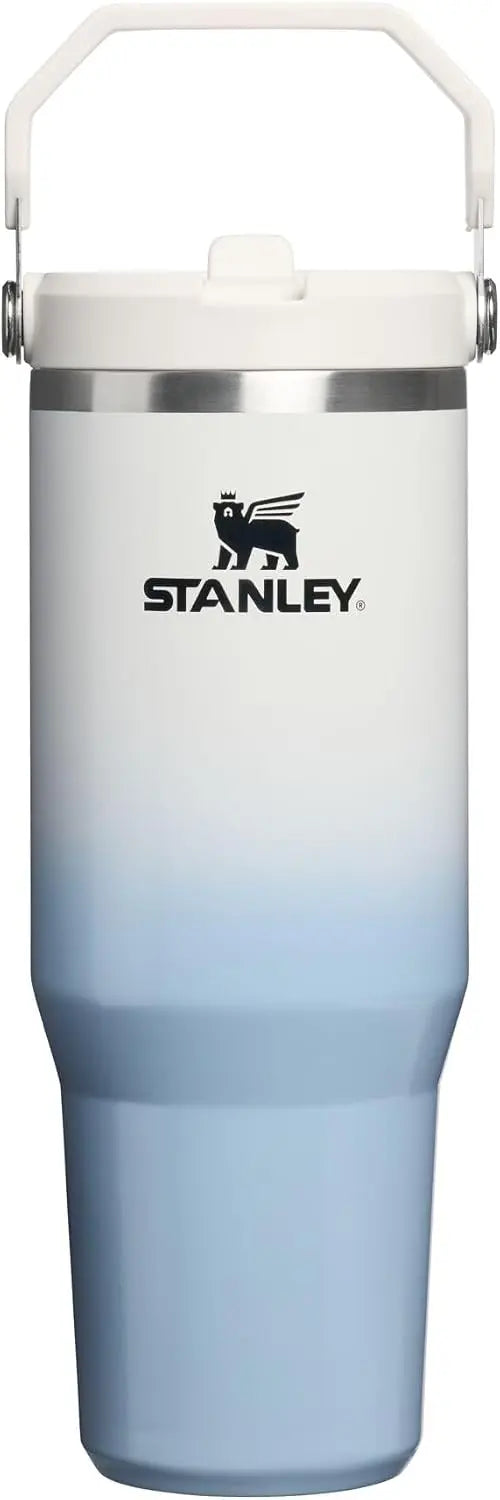 STANLEY IceFlow 2.0 Flip Straw Tumbler, 30 oz, Rose Quartz | Easy Carry Handle | Twist On Lid and Flip Up Straw | Leak Resistant Water Bottle | Insulated Stainless Steel | BPA-Free Coastal Adventure Co
