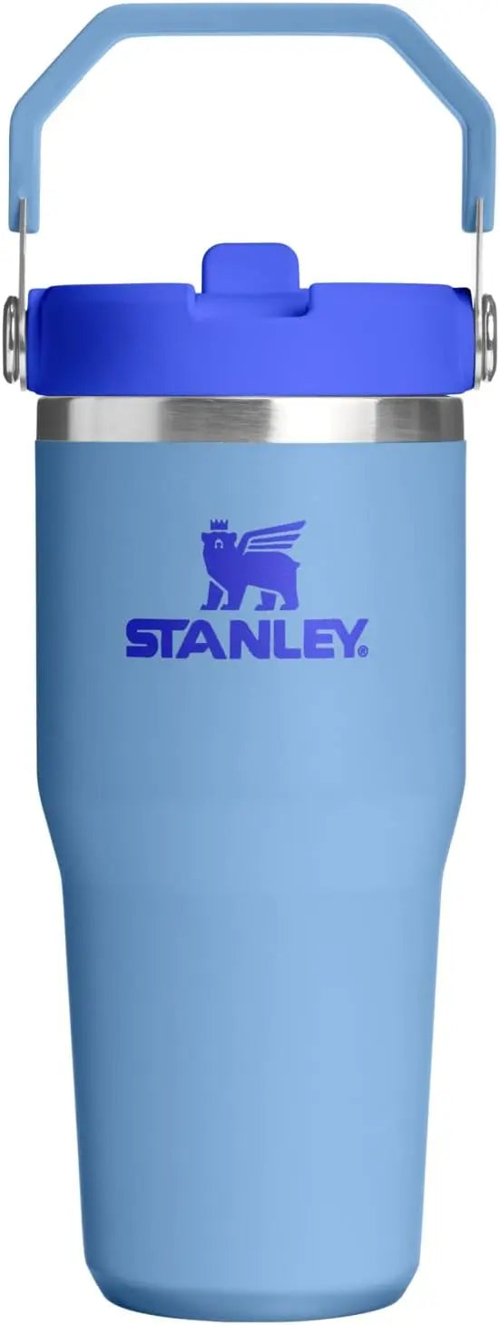 STANLEY IceFlow 2.0 Flip Straw Tumbler, 30 oz, Rose Quartz | Easy Carry Handle | Twist On Lid and Flip Up Straw | Leak Resistant Water Bottle | Insulated Stainless Steel | BPA-Free Coastal Adventure Co