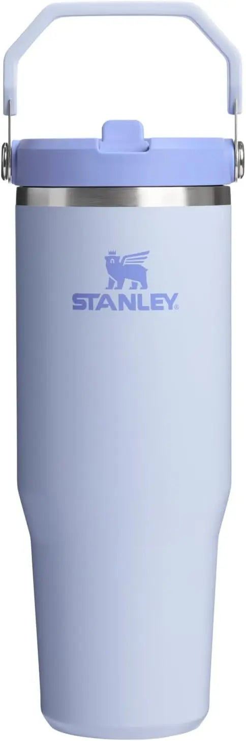 STANLEY IceFlow 2.0 Flip Straw Tumbler, 30 oz, Rose Quartz | Easy Carry Handle | Twist On Lid and Flip Up Straw | Leak Resistant Water Bottle | Insulated Stainless Steel | BPA-Free Coastal Adventure Co