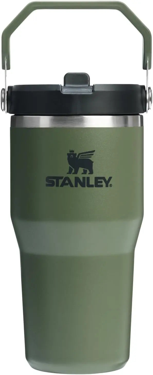STANLEY IceFlow 2.0 Flip Straw Tumbler, 30 oz, Rose Quartz | Easy Carry Handle | Twist On Lid and Flip Up Straw | Leak Resistant Water Bottle | Insulated Stainless Steel | BPA-Free Coastal Adventure Co