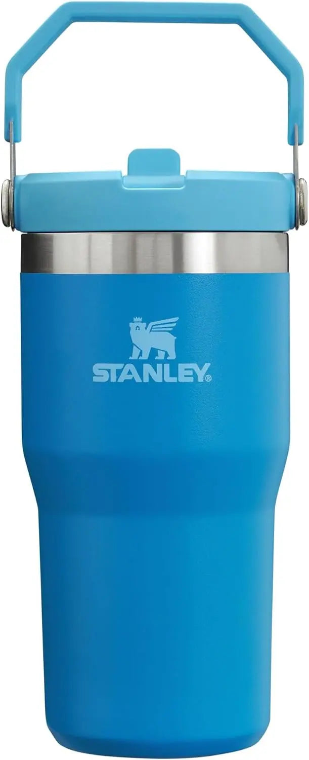 STANLEY IceFlow 2.0 Flip Straw Tumbler, 30 oz, Rose Quartz | Easy Carry Handle | Twist On Lid and Flip Up Straw | Leak Resistant Water Bottle | Insulated Stainless Steel | BPA-Free Coastal Adventure Co