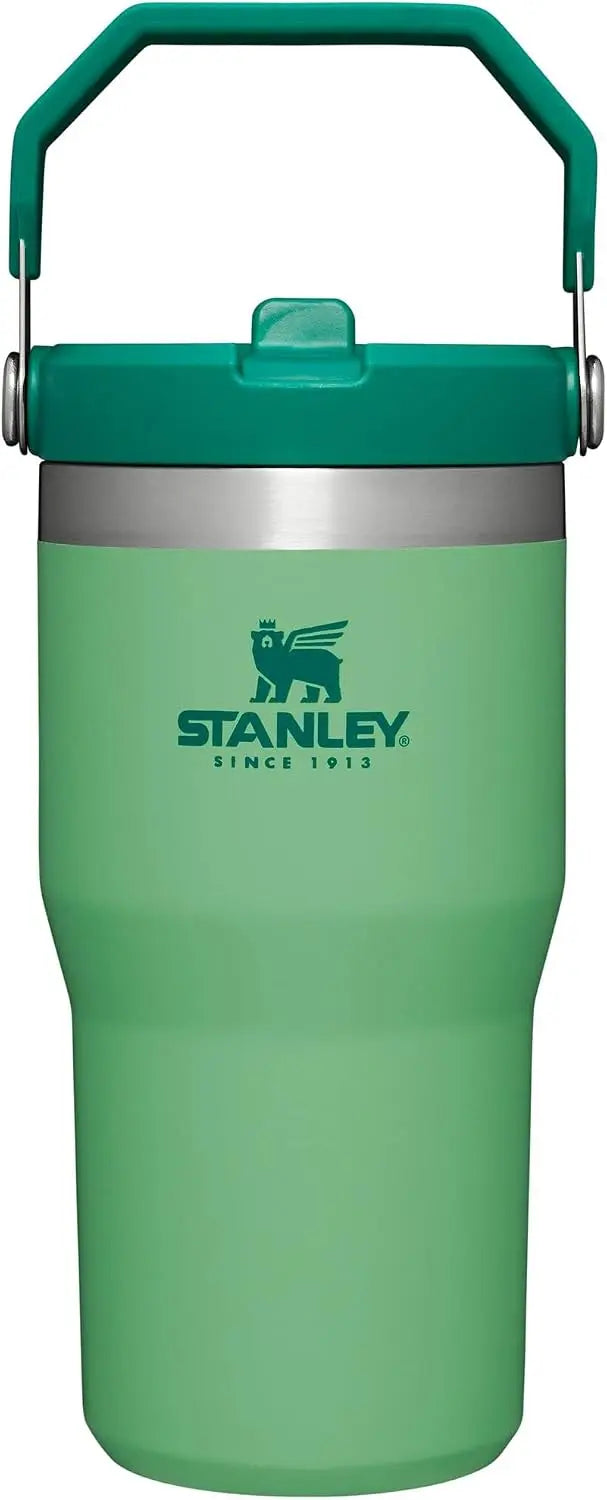 STANLEY IceFlow 2.0 Flip Straw Tumbler, 30 oz, Rose Quartz | Easy Carry Handle | Twist On Lid and Flip Up Straw | Leak Resistant Water Bottle | Insulated Stainless Steel | BPA-Free Coastal Adventure Co