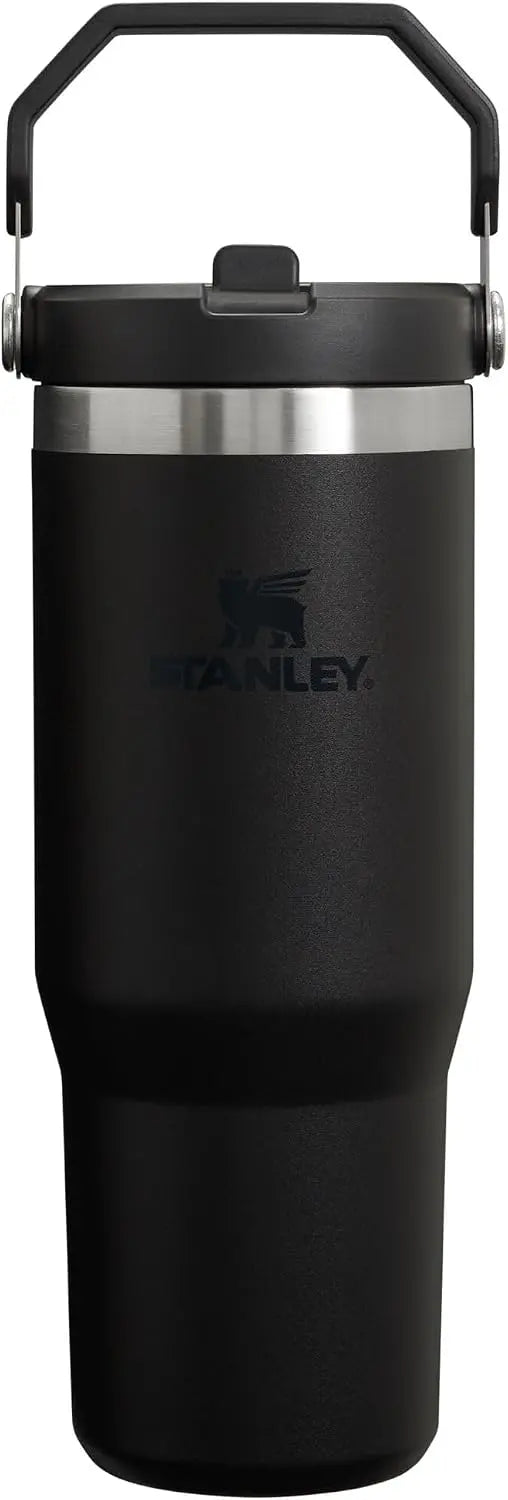 STANLEY IceFlow 2.0 Flip Straw Tumbler, 30 oz, Rose Quartz | Easy Carry Handle | Twist On Lid and Flip Up Straw | Leak Resistant Water Bottle | Insulated Stainless Steel | BPA-Free Coastal Adventure Co