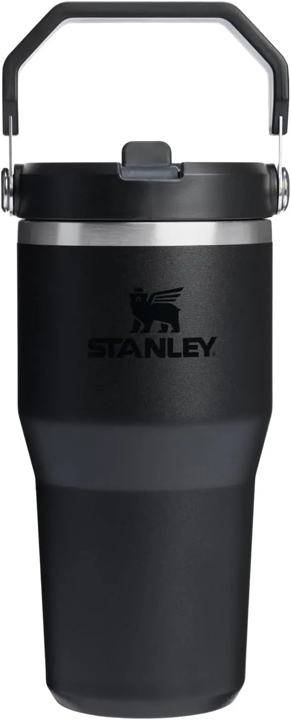 STANLEY IceFlow 2.0 Flip Straw Tumbler, 30 oz, Rose Quartz | Easy Carry Handle | Twist On Lid and Flip Up Straw | Leak Resistant Water Bottle | Insulated Stainless Steel | BPA-Free Coastal Adventure Co