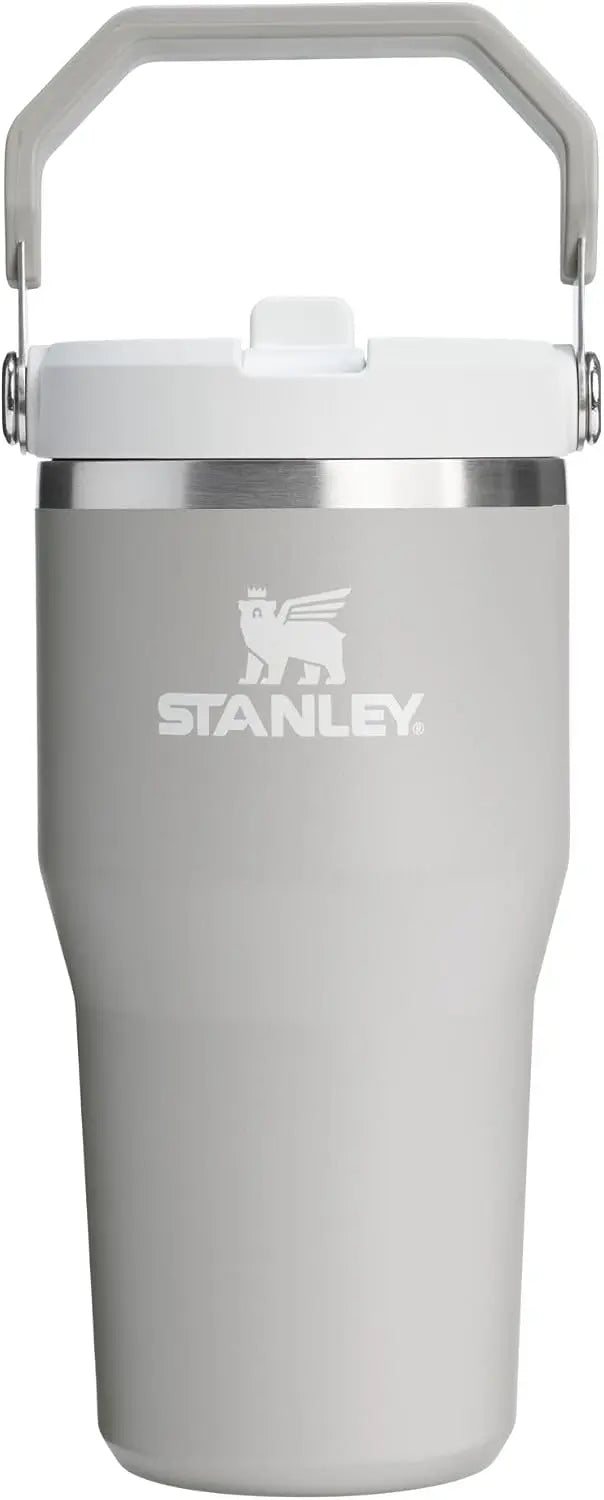 STANLEY IceFlow 2.0 Flip Straw Tumbler, 30 oz, Rose Quartz | Easy Carry Handle | Twist On Lid and Flip Up Straw | Leak Resistant Water Bottle | Insulated Stainless Steel | BPA-Free Coastal Adventure Co