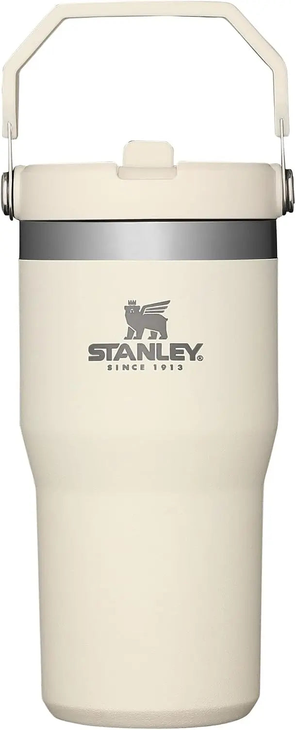 STANLEY IceFlow 2.0 Flip Straw Tumbler, 30 oz, Rose Quartz | Easy Carry Handle | Twist On Lid and Flip Up Straw | Leak Resistant Water Bottle | Insulated Stainless Steel | BPA-Free Coastal Adventure Co