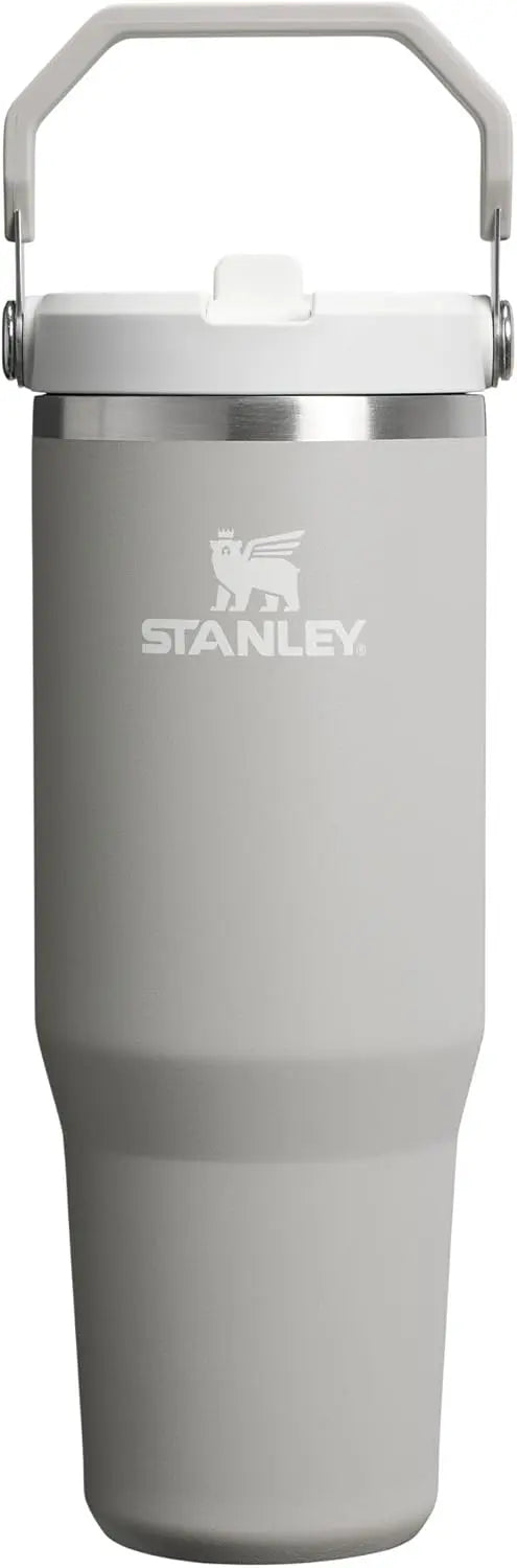 STANLEY IceFlow 2.0 Flip Straw Tumbler, 30 oz, Rose Quartz | Easy Carry Handle | Twist On Lid and Flip Up Straw | Leak Resistant Water Bottle | Insulated Stainless Steel | BPA-Free Coastal Adventure Co