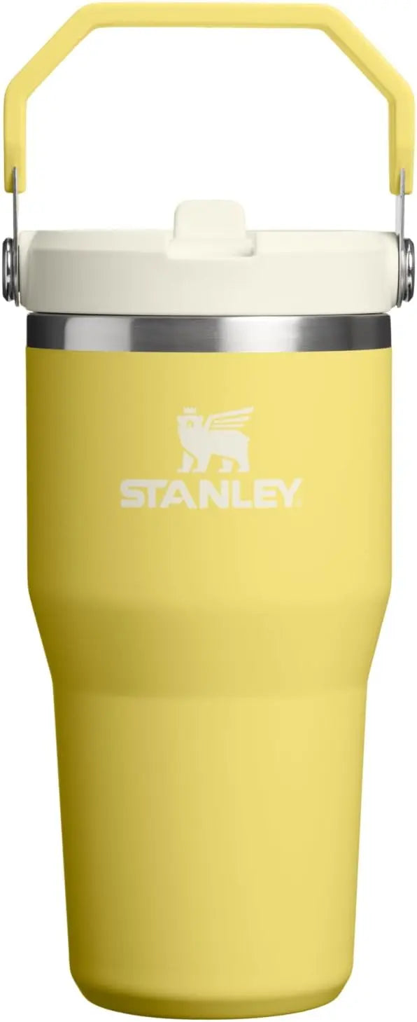 STANLEY IceFlow 2.0 Flip Straw Tumbler, 30 oz, Rose Quartz | Easy Carry Handle | Twist On Lid and Flip Up Straw | Leak Resistant Water Bottle | Insulated Stainless Steel | BPA-Free Coastal Adventure Co