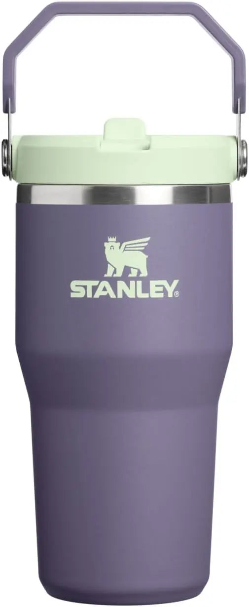 STANLEY IceFlow 2.0 Flip Straw Tumbler, 30 oz, Rose Quartz | Easy Carry Handle | Twist On Lid and Flip Up Straw | Leak Resistant Water Bottle | Insulated Stainless Steel | BPA-Free Coastal Adventure Co