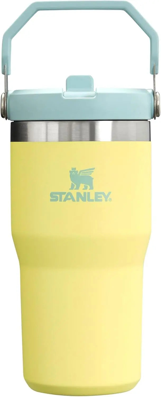 STANLEY IceFlow 2.0 Flip Straw Tumbler, 30 oz, Rose Quartz | Easy Carry Handle | Twist On Lid and Flip Up Straw | Leak Resistant Water Bottle | Insulated Stainless Steel | BPA-Free Coastal Adventure Co