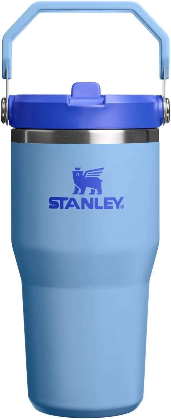 STANLEY IceFlow 2.0 Flip Straw Tumbler, 30 oz, Rose Quartz | Easy Carry Handle | Twist On Lid and Flip Up Straw | Leak Resistant Water Bottle | Insulated Stainless Steel | BPA-Free Coastal Adventure Co