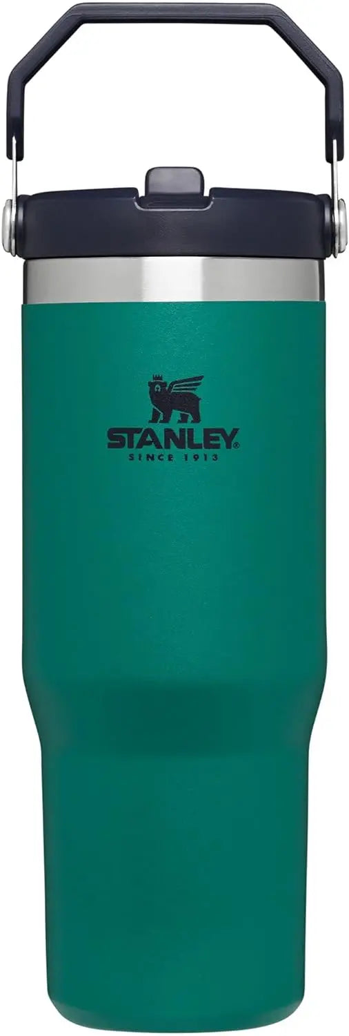 STANLEY IceFlow 2.0 Flip Straw Tumbler, 30 oz, Rose Quartz | Easy Carry Handle | Twist On Lid and Flip Up Straw | Leak Resistant Water Bottle | Insulated Stainless Steel | BPA-Free Coastal Adventure Co