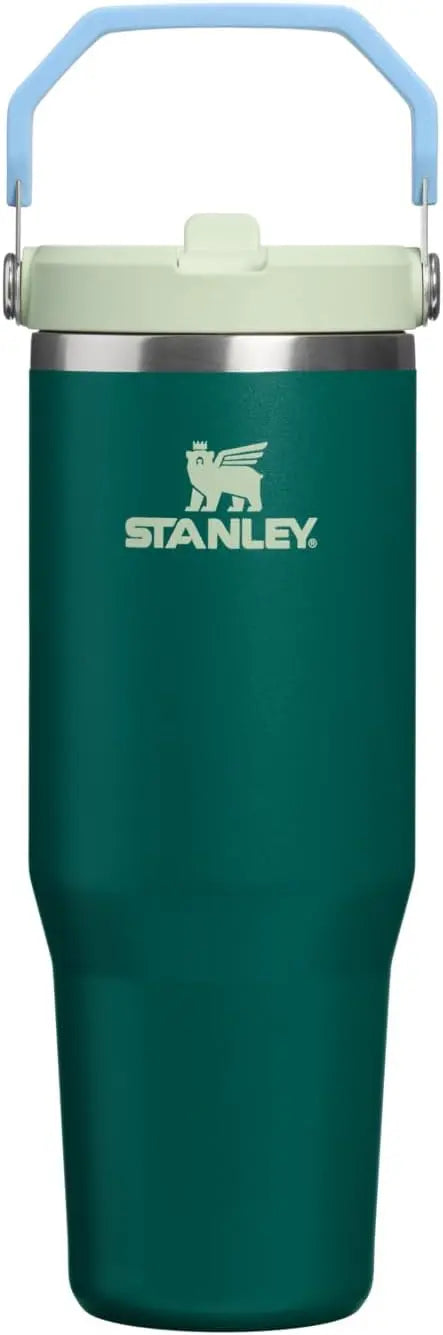 STANLEY IceFlow 2.0 Flip Straw Tumbler, 30 oz, Rose Quartz | Easy Carry Handle | Twist On Lid and Flip Up Straw | Leak Resistant Water Bottle | Insulated Stainless Steel | BPA-Free Coastal Adventure Co