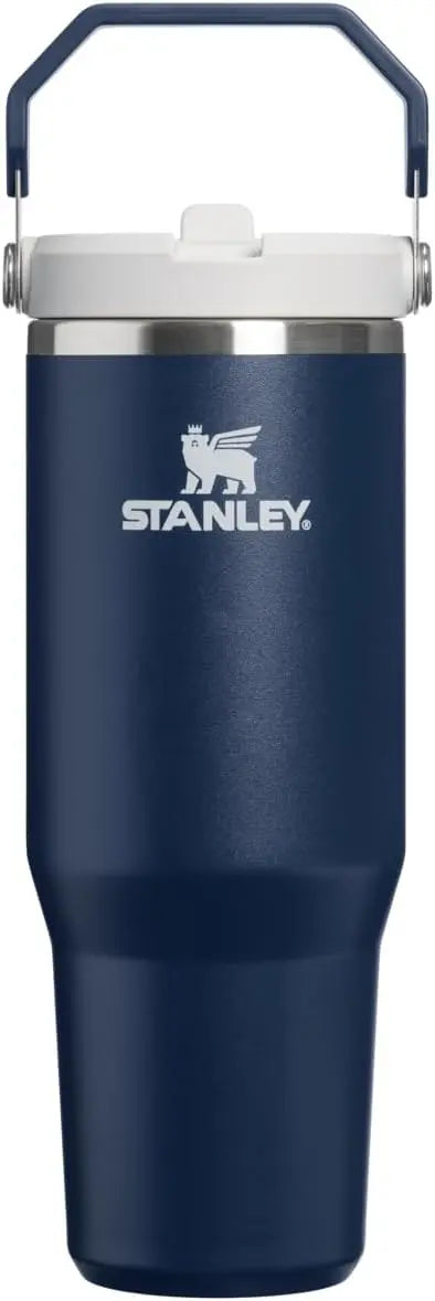 STANLEY IceFlow 2.0 Flip Straw Tumbler, 30 oz, Rose Quartz | Easy Carry Handle | Twist On Lid and Flip Up Straw | Leak Resistant Water Bottle | Insulated Stainless Steel | BPA-Free Coastal Adventure Co