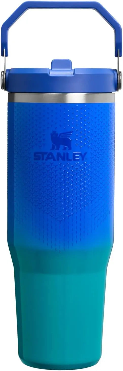 STANLEY IceFlow 2.0 Flip Straw Tumbler, 30 oz, Rose Quartz | Easy Carry Handle | Twist On Lid and Flip Up Straw | Leak Resistant Water Bottle | Insulated Stainless Steel | BPA-Free Coastal Adventure Co