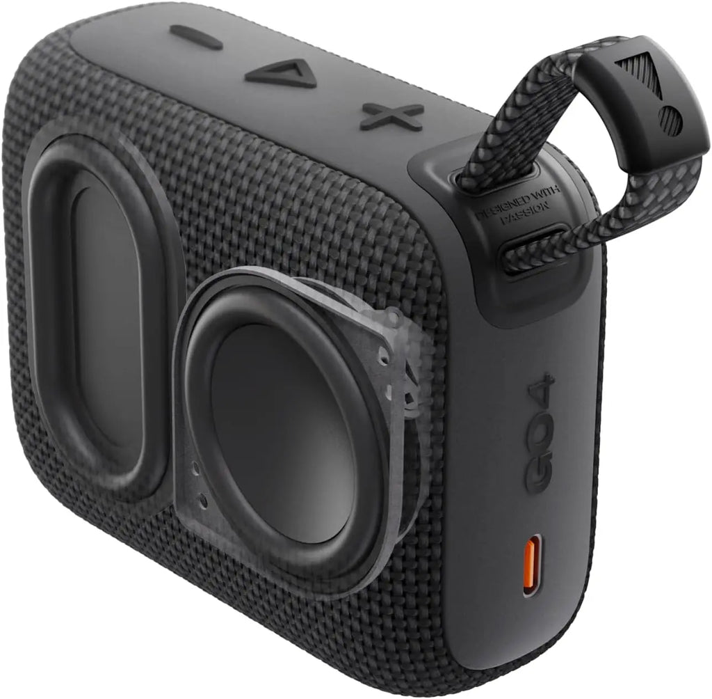 JBL Go 4 - Ultra-Portable Bluetooth Speaker - Sand | Ultra-portable JBL Pro Sound with punchier bass, Up to 7 hours of playtime plus 2 hours with Playtime Boost Coastal Adventure Co