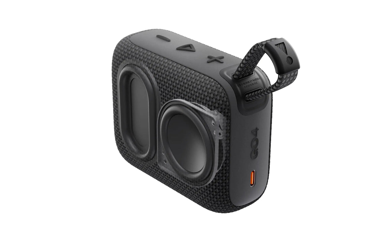 JBL Go 4 - Ultra-Portable Bluetooth Speaker - Sand | Ultra-portable JBL Pro Sound with punchier bass, Up to 7 hours of playtime plus 2 hours with Playtime Boost Coastal Adventure Co