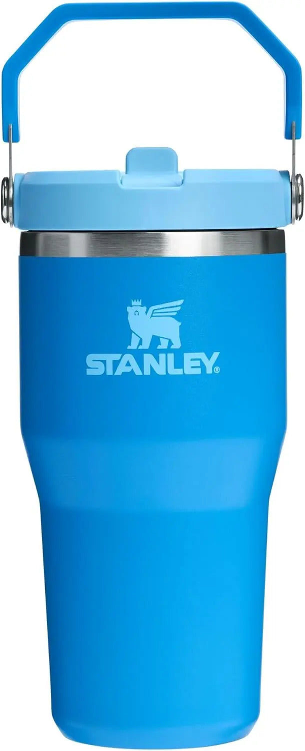 STANLEY IceFlow 2.0 Flip Straw Tumbler, 30 oz, Rose Quartz | Easy Carry Handle | Twist On Lid and Flip Up Straw | Leak Resistant Water Bottle | Insulated Stainless Steel | BPA-Free Coastal Adventure Co