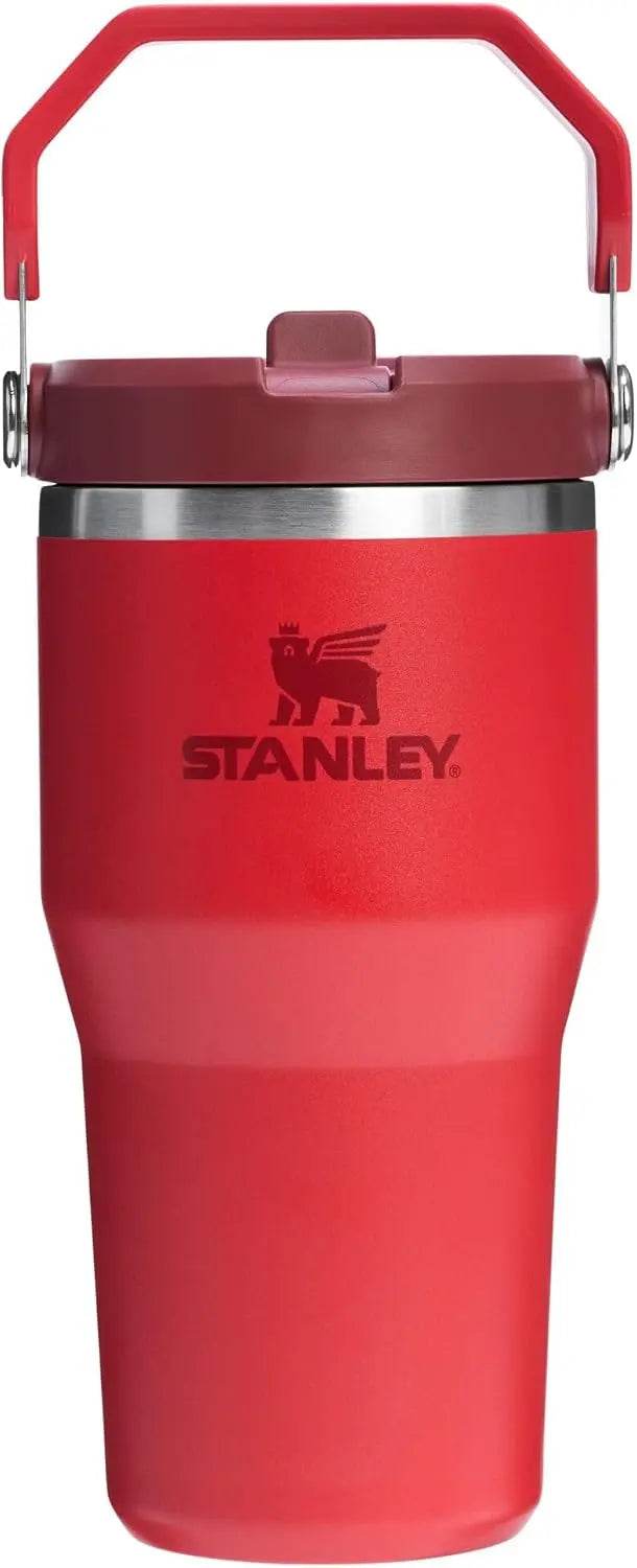 STANLEY IceFlow 2.0 Flip Straw Tumbler, 30 oz, Rose Quartz | Easy Carry Handle | Twist On Lid and Flip Up Straw | Leak Resistant Water Bottle | Insulated Stainless Steel | BPA-Free Coastal Adventure Co