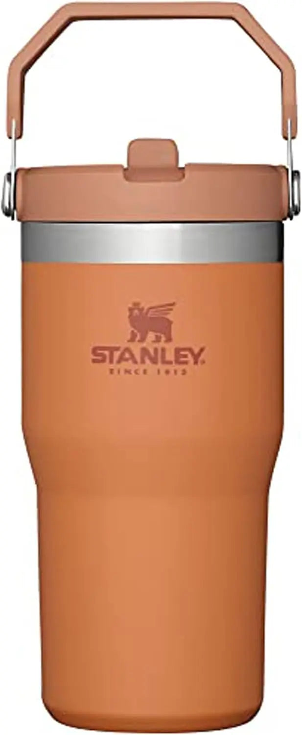 STANLEY IceFlow 2.0 Flip Straw Tumbler, 30 oz, Rose Quartz | Easy Carry Handle | Twist On Lid and Flip Up Straw | Leak Resistant Water Bottle | Insulated Stainless Steel | BPA-Free Coastal Adventure Co