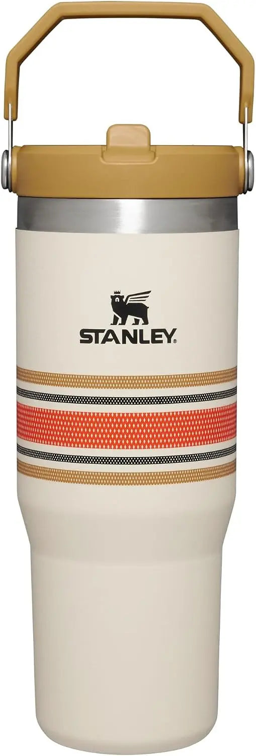 STANLEY IceFlow 2.0 Flip Straw Tumbler, 30 oz, Rose Quartz | Easy Carry Handle | Twist On Lid and Flip Up Straw | Leak Resistant Water Bottle | Insulated Stainless Steel | BPA-Free Coastal Adventure Co