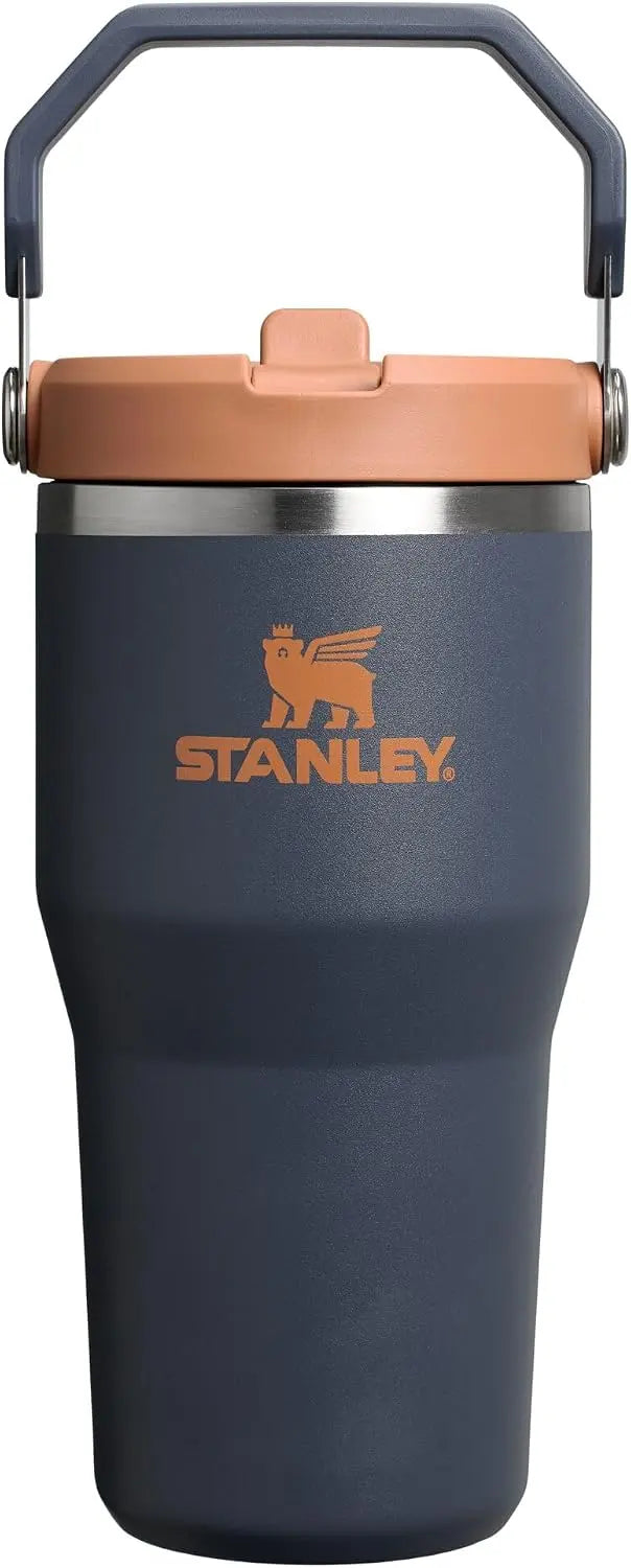 STANLEY IceFlow 2.0 Flip Straw Tumbler, 30 oz, Rose Quartz | Easy Carry Handle | Twist On Lid and Flip Up Straw | Leak Resistant Water Bottle | Insulated Stainless Steel | BPA-Free Coastal Adventure Co