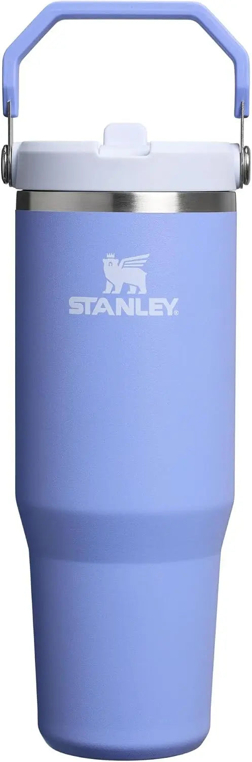 STANLEY IceFlow 2.0 Flip Straw Tumbler, 30 oz, Rose Quartz | Easy Carry Handle | Twist On Lid and Flip Up Straw | Leak Resistant Water Bottle | Insulated Stainless Steel | BPA-Free Coastal Adventure Co