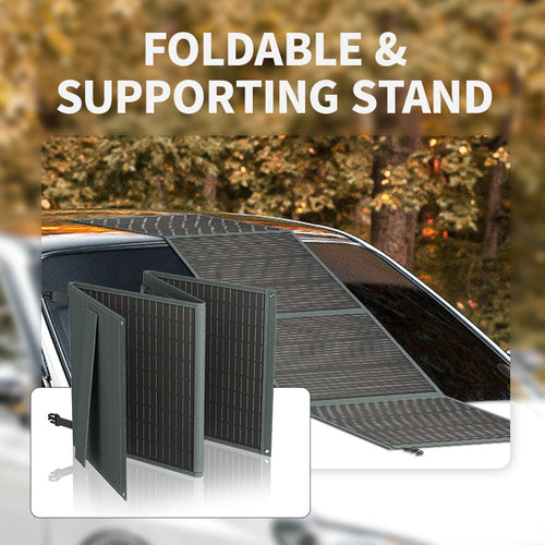 Powerwin Portable Solar panel 220W for outdoor camping & RV
