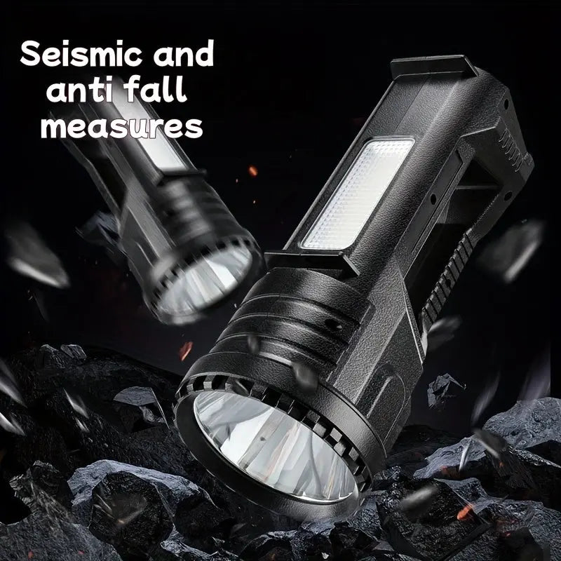 NNETM Camping Spotlight USB Rechargeable Flashlight NNETM