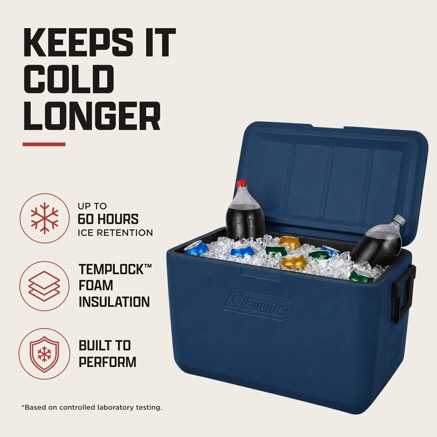 Coleman Chiller 9/16/30/48/60qt Cooler with Ice Retention, Leak Resistant, Great for Camping, Concerts, Sports, and More Coastal Adventure Co