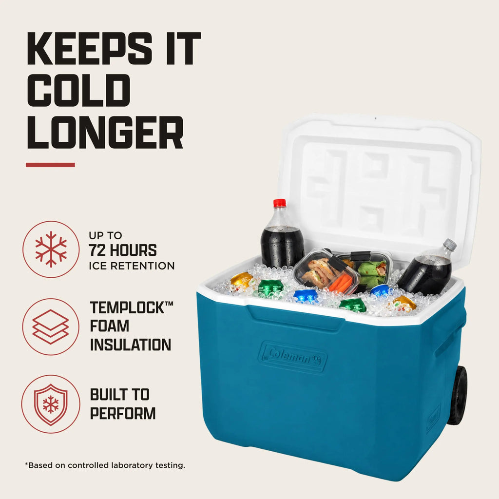 Coleman Chiller 9/16/30/48/60qt Cooler with Ice Retention, Leak Resistant, Great for Camping, Concerts, Sports, and More Coastal Adventure Co