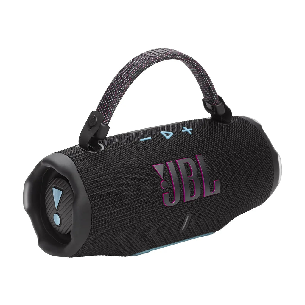 JBL Charge 6 Portable Bluetooth Speaker, Waterproof, Drop-Proof - Black | Long Battery Life Up To 28 Hours, Quick Charging, Built-In Powerbank, Weatherproof For Outdoor, Poolside, And Shower Use Coastal Adventure Co