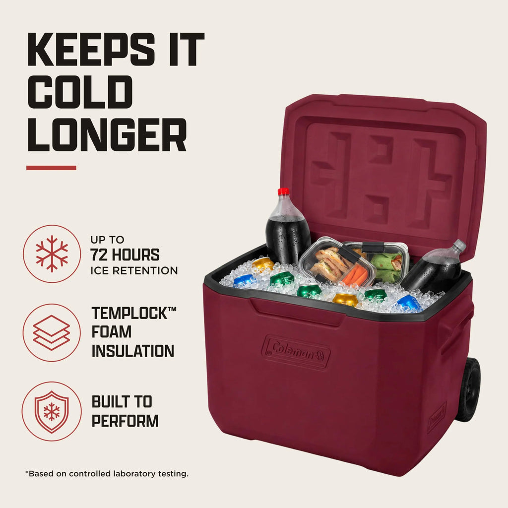 Coleman Chiller 9/16/30/48/60qt Cooler with Ice Retention, Leak Resistant, Great for Camping, Concerts, Sports, and More Coastal Adventure Co