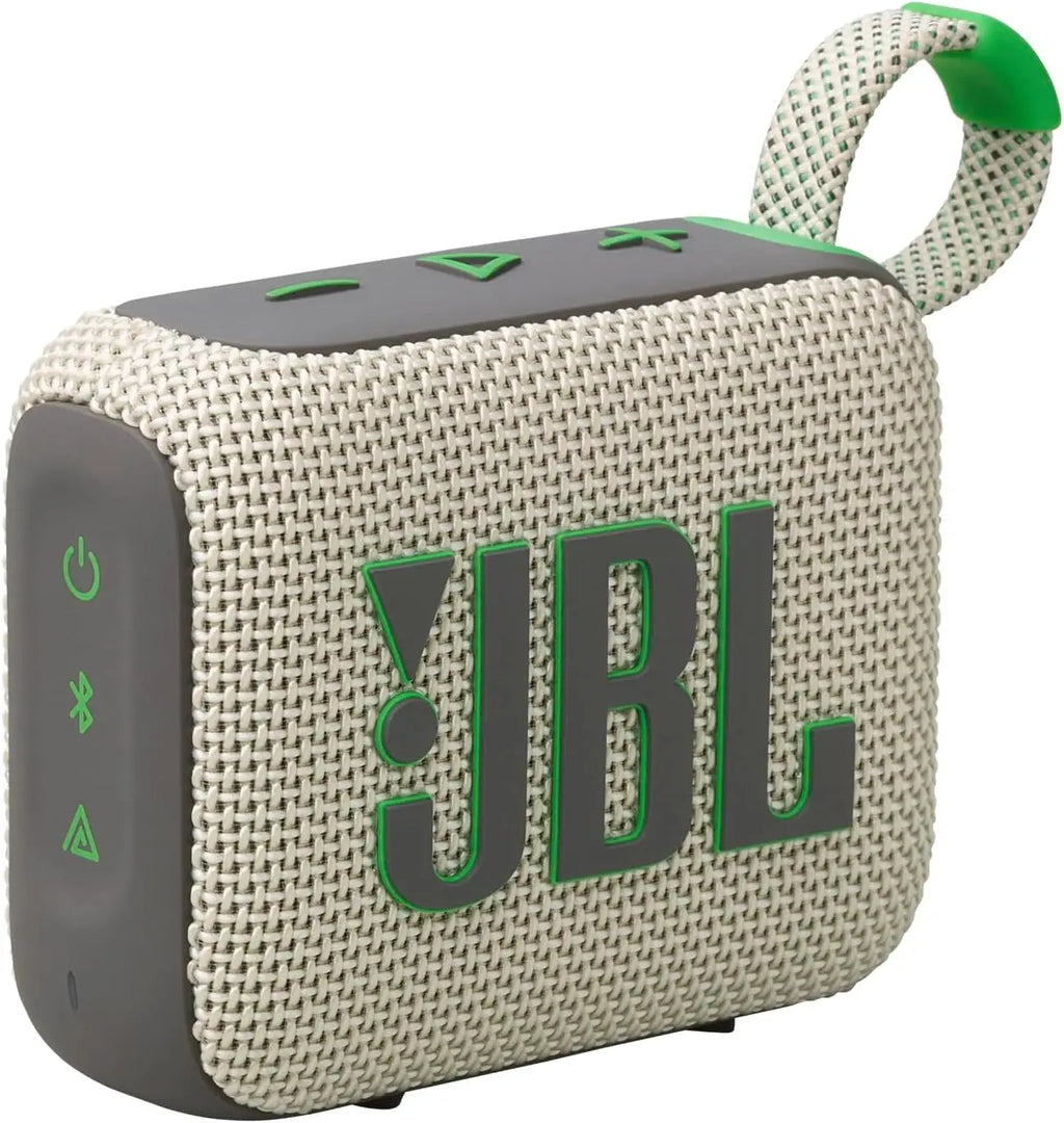 JBL Go 4 - Ultra-Portable Bluetooth Speaker - Sand | Ultra-portable JBL Pro Sound with punchier bass, Up to 7 hours of playtime plus 2 hours with Playtime Boost Coastal Adventure Co