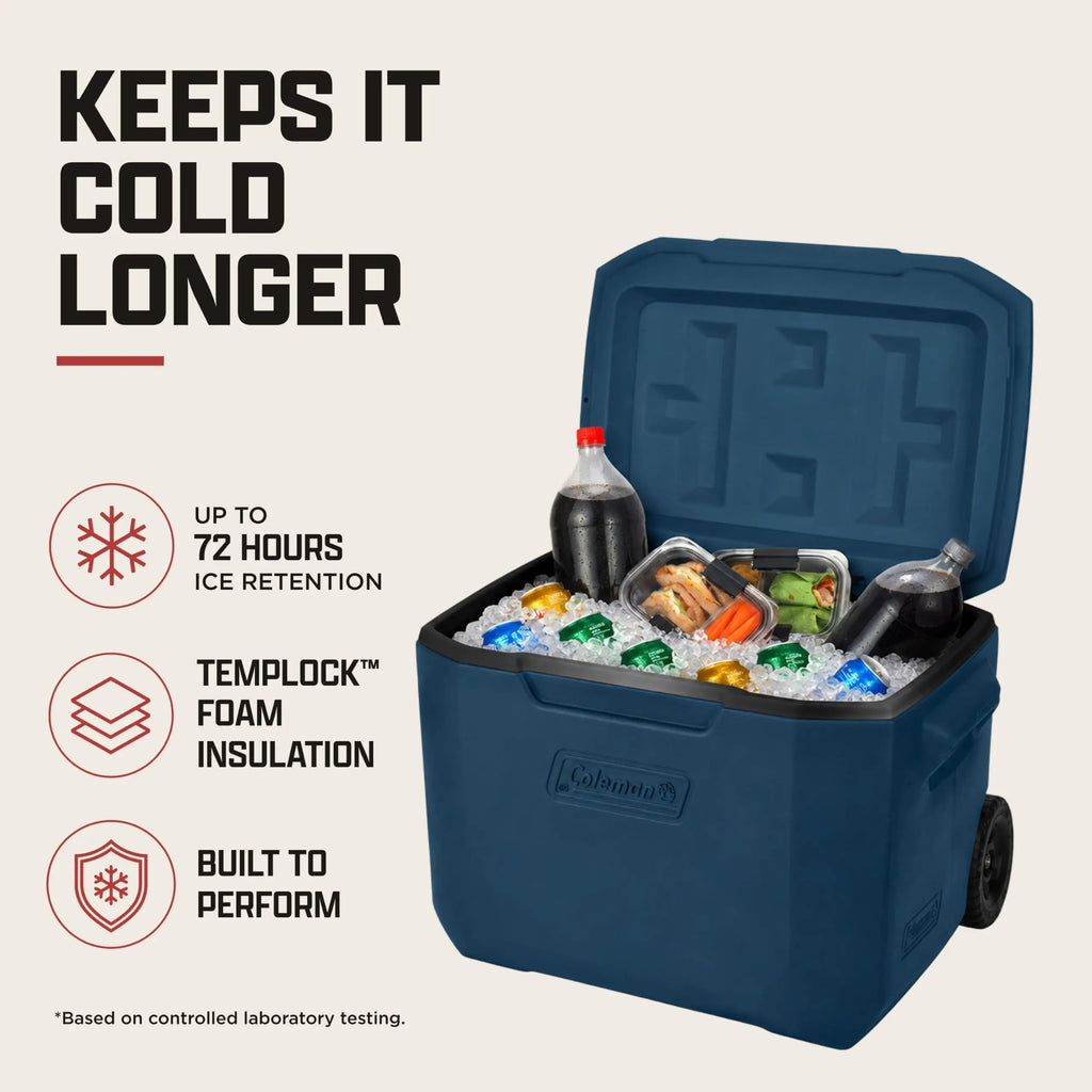 Coleman Chiller 9/16/30/48/60qt Cooler with Ice Retention, Leak Resistant, Great for Camping, Concerts, Sports, and More Coastal Adventure Co
