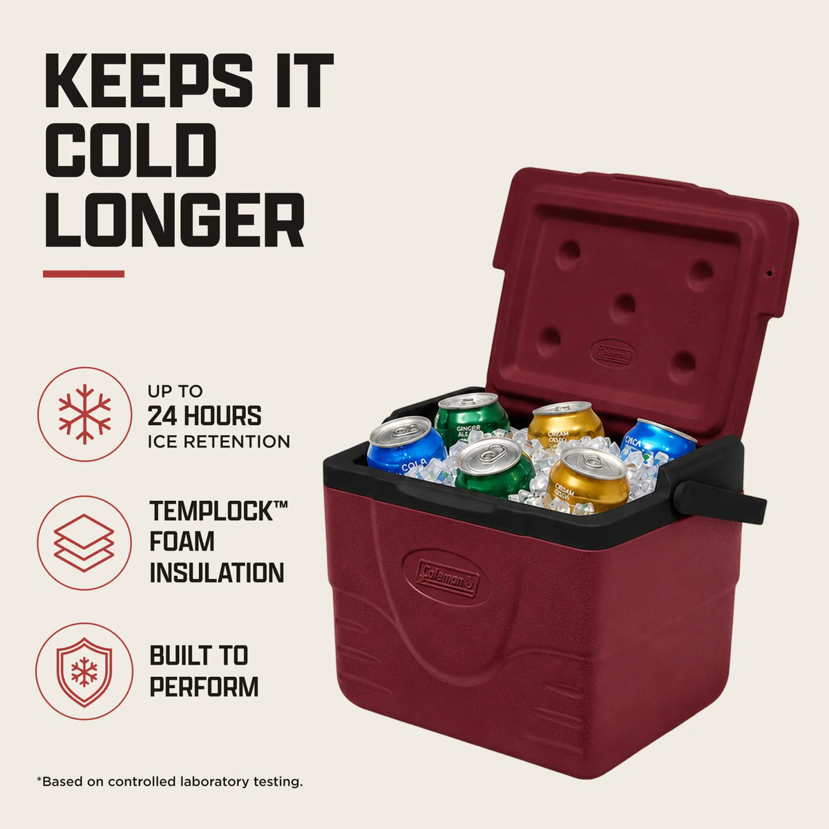 Coleman Chiller 9/16/30/48/60qt Cooler with Ice Retention, Leak Resistant, Great for Camping, Concerts, Sports, and More Coastal Adventure Co