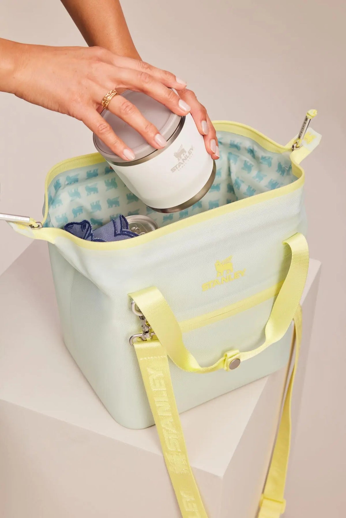 Stanley All Day Julienne Soft Cooler Bag and Lunch Box | Insulated Travel Bag with Zipper | BPA-Free Coastal Adventure Co