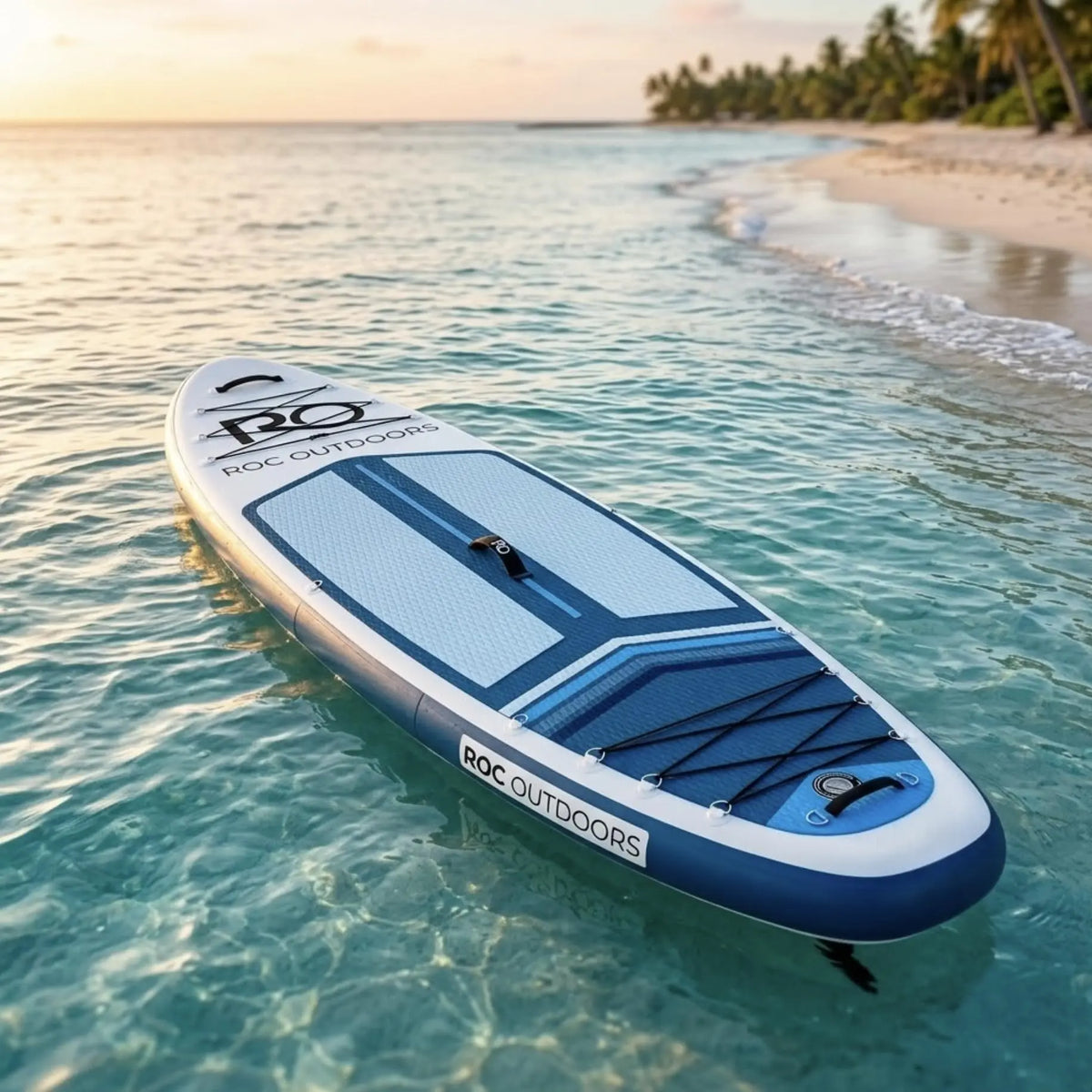 Roc Inflatable Stand Up Paddle Board 10' 6" with Premium SUP Paddle Board Accessories, Wide Stable Design, Non-Slip Comfort Deck for Youth & Adults Coastal Adventure Co