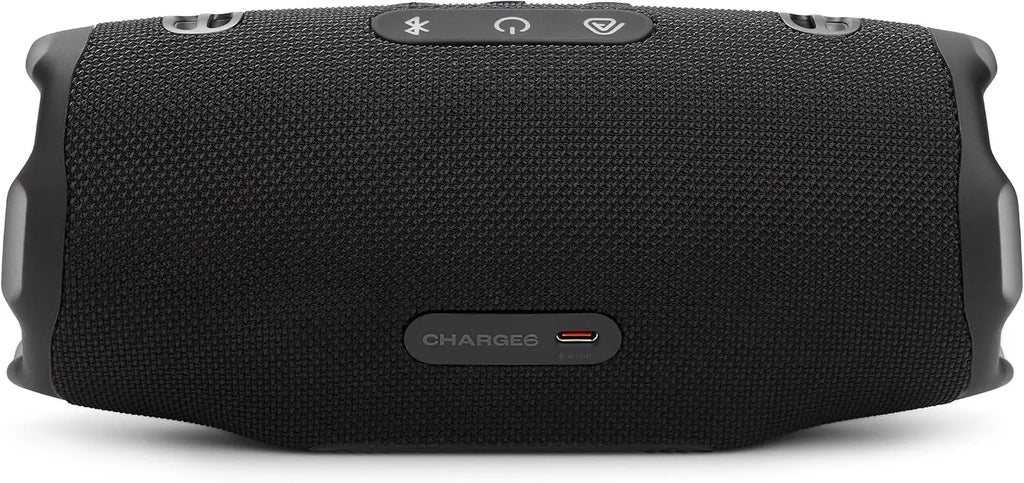 JBL Charge 6 Portable Bluetooth Speaker, Waterproof, Drop-Proof - Black | Long Battery Life Up To 28 Hours, Quick Charging, Built-In Powerbank, Weatherproof For Outdoor, Poolside, And Shower Use Coastal Adventure Co