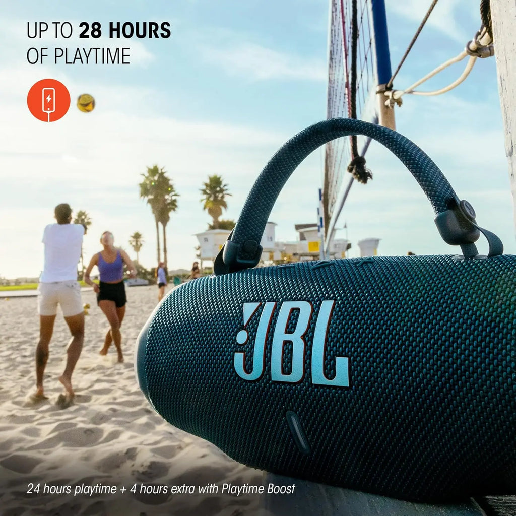 JBL Charge 6 Portable Bluetooth Speaker, Waterproof, Drop-Proof - Black | Long Battery Life Up To 28 Hours, Quick Charging, Built-In Powerbank, Weatherproof For Outdoor, Poolside, And Shower Use Coastal Adventure Co