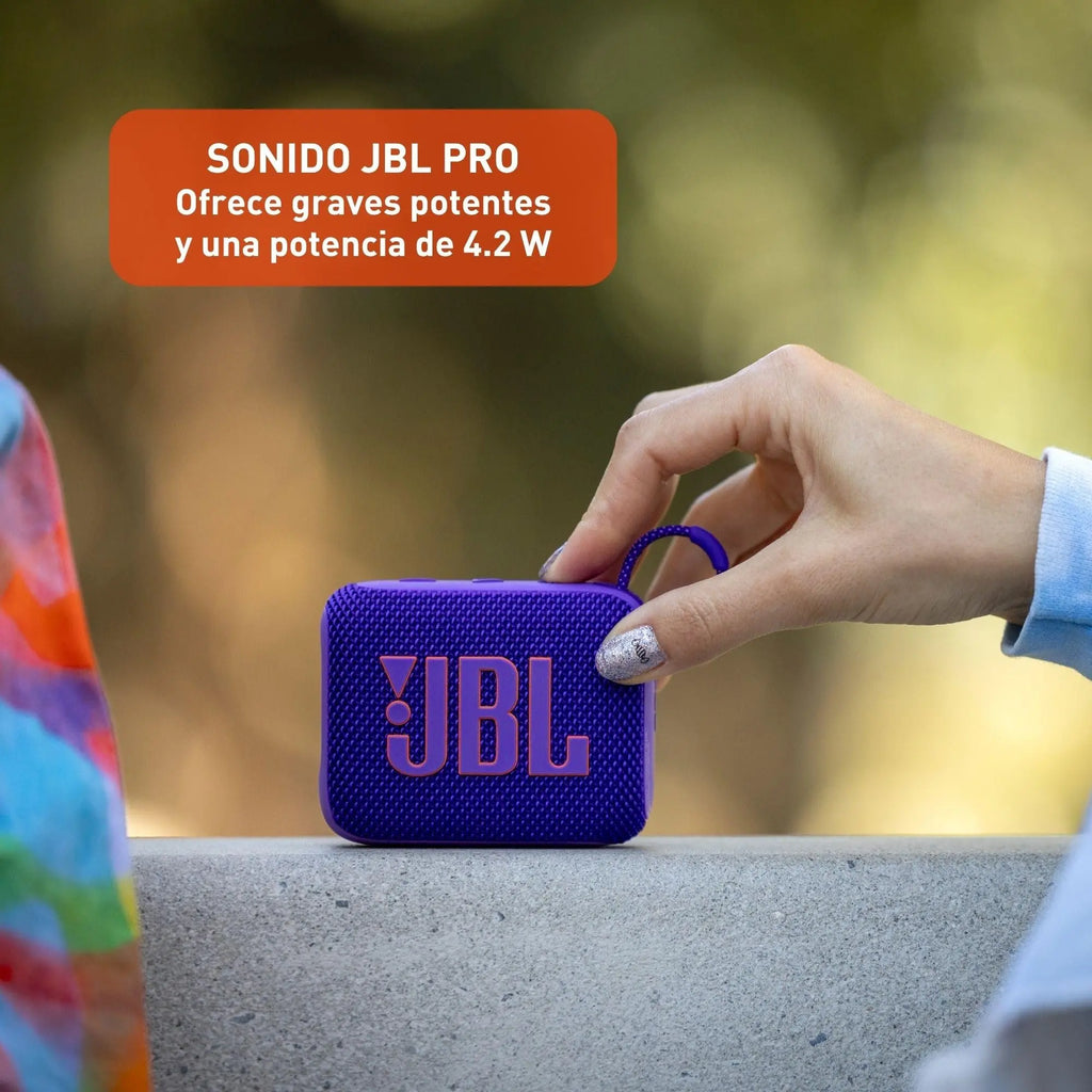 JBL Go 4 - Ultra-Portable Bluetooth Speaker - Sand | Ultra-portable JBL Pro Sound with punchier bass, Up to 7 hours of playtime plus 2 hours with Playtime Boost Coastal Adventure Co