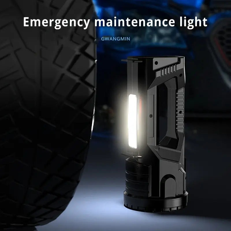 NNETM Camping Spotlight USB Rechargeable Flashlight NNETM