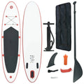 NNEVL Stand Up Paddle Board Set SUP Surfboard Inflatable Red and White-0