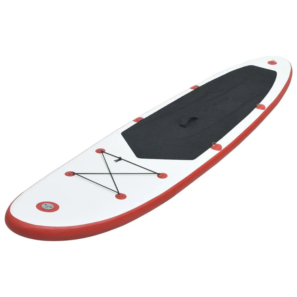 NNEVL Stand Up Paddle Board Set SUP Surfboard Inflatable Red and White-1