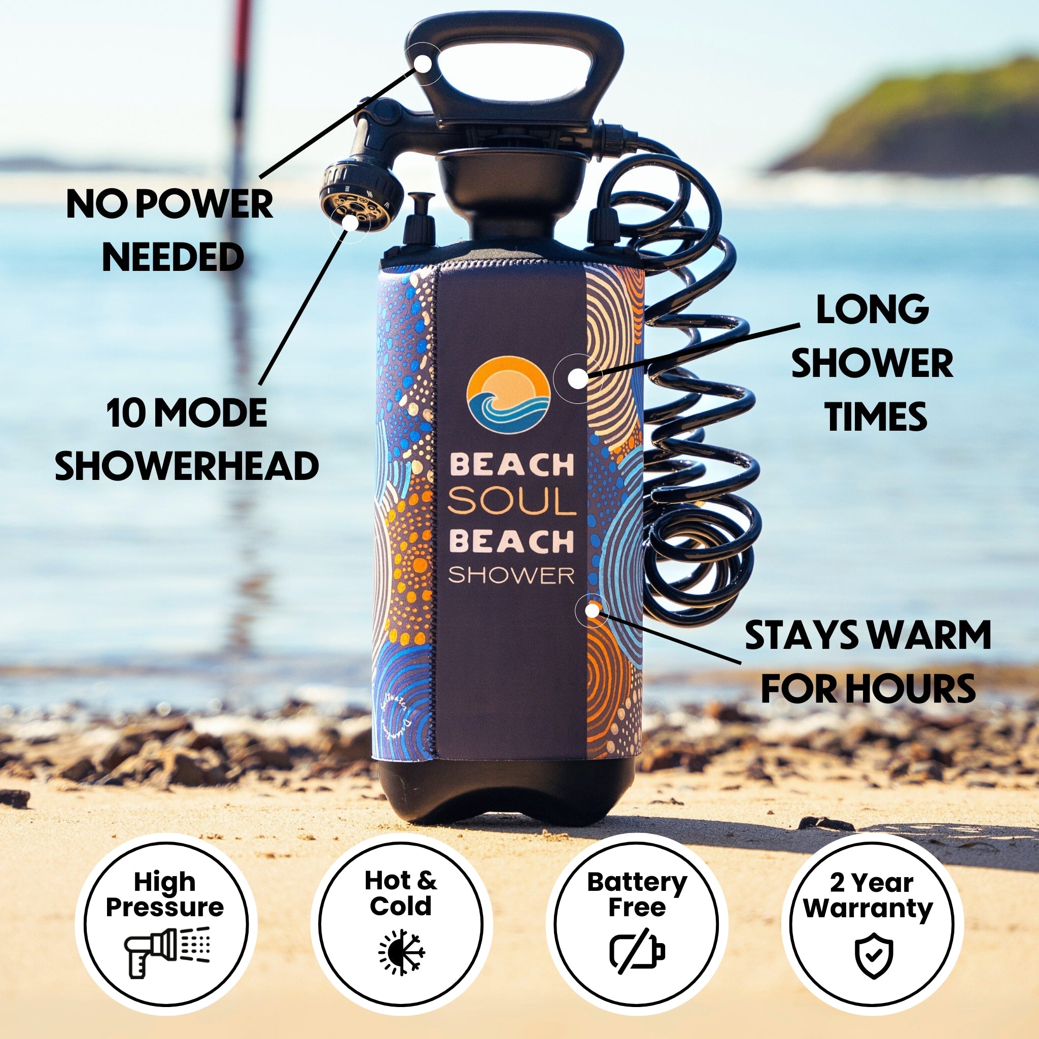 Portable Shower Jamigam 8L